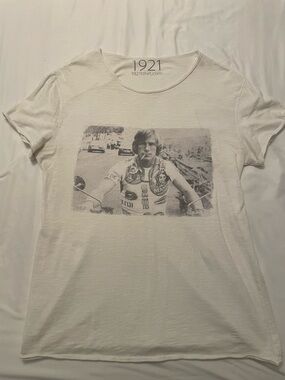 1921 White Graphic Short Sleeve Tee